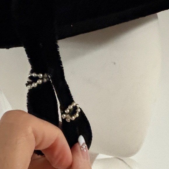 Vintage  Black Women\'s Hat With Beaded Tassles main image 8